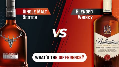 whisky single malt vs blended